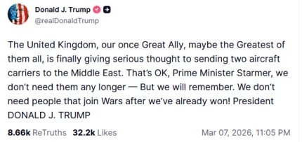 Ми цього не забудемо. Трамп жорстко розкритикував Стармера. 6 Ми цього не забудемо. Трамп жорстко розкритикував Стармера. 6