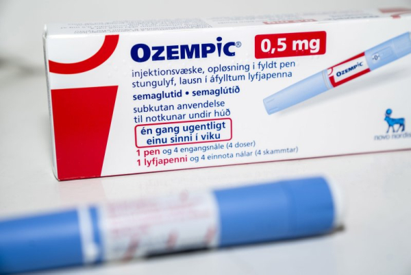 Half of people who start taking the GLP-1 weight-loss drugs Ozempic and Wegovy drop it within a year, Danish researchers reported at a conference in Vienna. File Photo by Marie Odgaard/EPA
