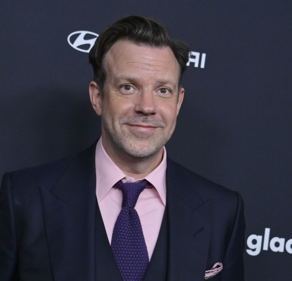 Jason Sudeikis attends the 35th annual GLAAD Media Awards at the Beverly Hilton Hotel in California on March 14, 2024. The actor turns 50 on September 18. File Photo by Jim Ruymen/UPI
