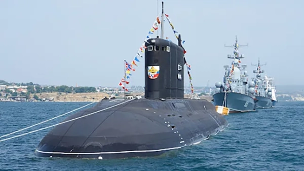 Повідомляється, що російський дизель-електричний ударний підводний човен 