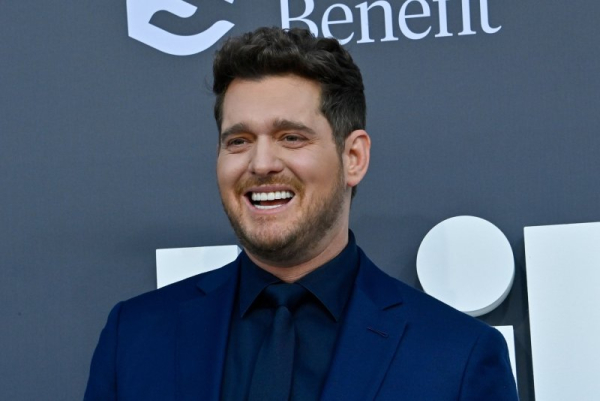 Michael Bublé attends the annual Billboard Music Awards held at the MGM Grand Garden Arena in Las Vegas on May 15, 2022. The singer turns 50 on September 9. File Photo by Jim Ruymen/UPI