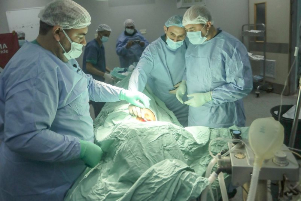 Cancer surgery patients whose health team tracked their symptoms remotely during recovery wound up recovering more quickly from surgery, researchers reported. File Photo by Ismael Mohamad/UPI