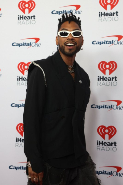Miguel arrives for the iHeartRadio Music Festival at T-Mobile Arena in Las Vegas on September 22, 2023. The singer turns 40 on October 23. File Photo by James Atoa/UPI