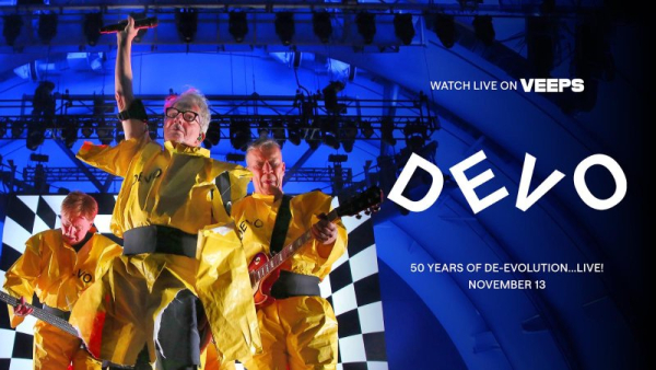 Devo проводить пряму трансляцію по всьому світу 13 листопада. Фото надано Devo. Devo is holding a global live stream on Nov. 13. Photo courtesy of Devo