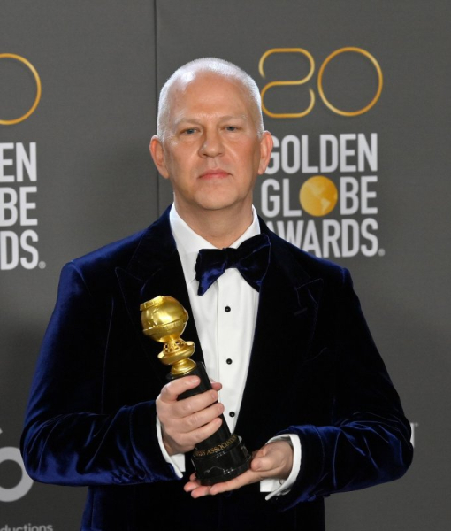 Ryan Murphy appears backstage after winning the the Carol Burnett Award during the 80th annual Golden Globe Awards at the Beverly Hilton in California on January 10, 2023. The TV producer turns 60 on November 8. File Photo by Jim Ruymen/UPI