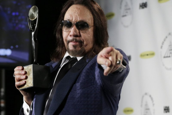 KISS band Member Ace Frehley, pictured April 2014 in New York City, died in October in New Jersey of blunt force trauma. File Photo By John Angelillo/UPI