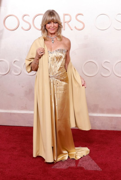 Goldie Hawn arrives on the red carpet for the 97th Academy Awards in the Hollywood section of Los Angeles on March 2. The actor turns 80 on November 21. File Photo by John Angelillo/UPI