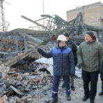 Шмигаль продемонстрував Рютте руйнування київської ТЕЦ після російського удару.