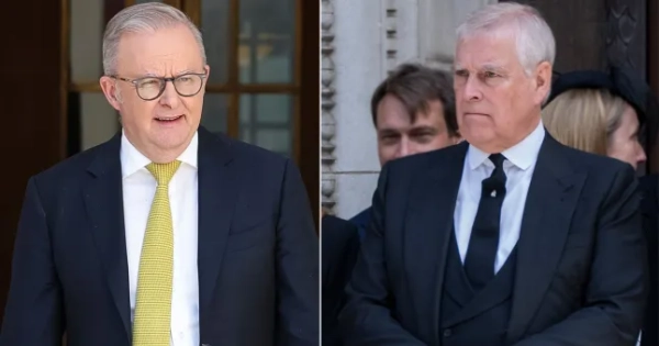 Австралія підтримує усунення Ендрю з королівської лінії спадкоємців