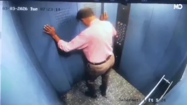 Чоловіка ледве не розчавило ліфтом