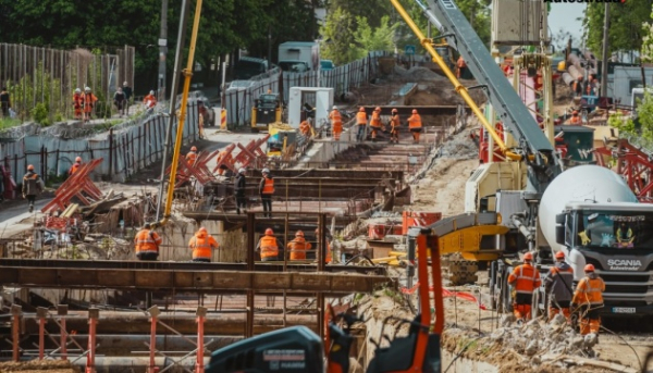 У Києві продемонстрували процес будівництва метро на Виноградар.