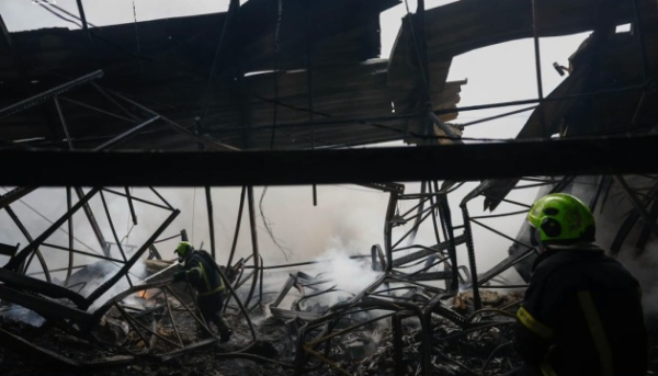 Головна 59 У столиці в нічний час, під час ракетного обстрілу з боку РФ,…
