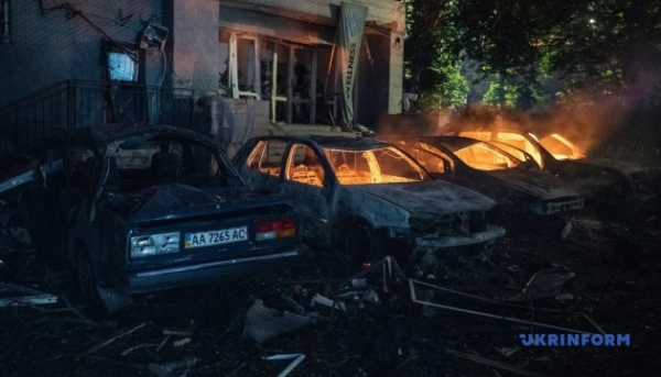 Київ під російським обстрілом: одна особа загинула, вісім людей травмовано