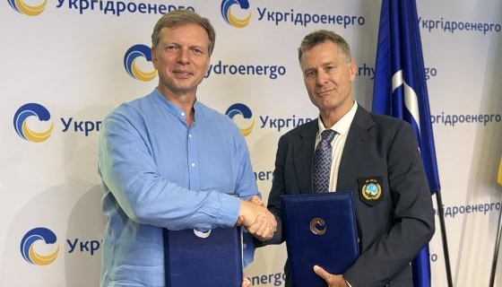 Державна компанія “Укргідроенерго” укладе угоду про співпрацю з американським підприємством 77 Construction USA CORP.