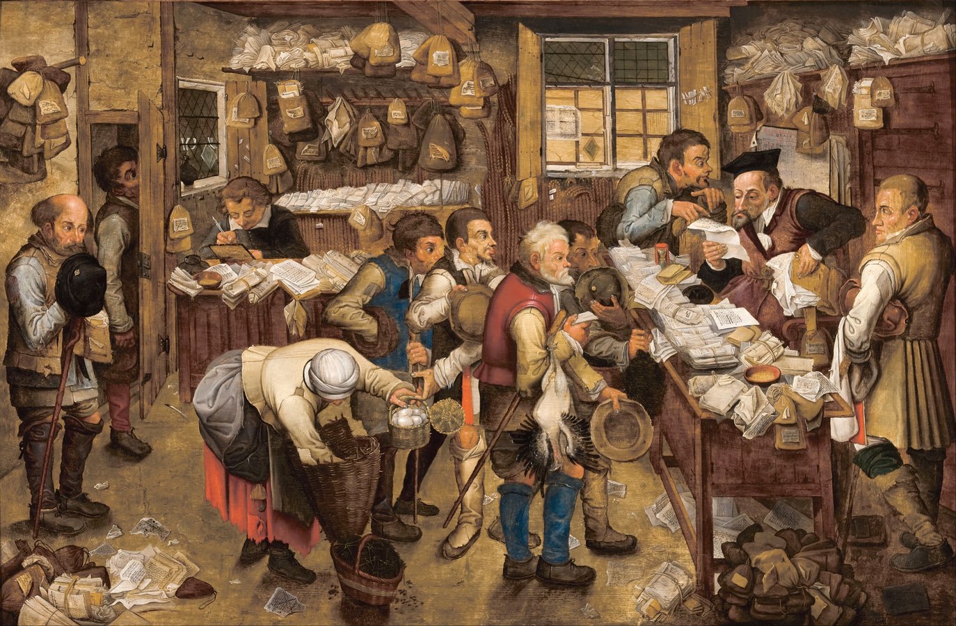 Pieter_BRUEGHEL_Ii_-_The_tax-collector_s_office_-_Google_Art_Project
