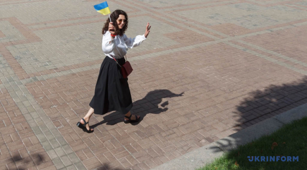На Софійській площі в Києві пройшли святкові заходи з нагоди Дня Незалежності. 22