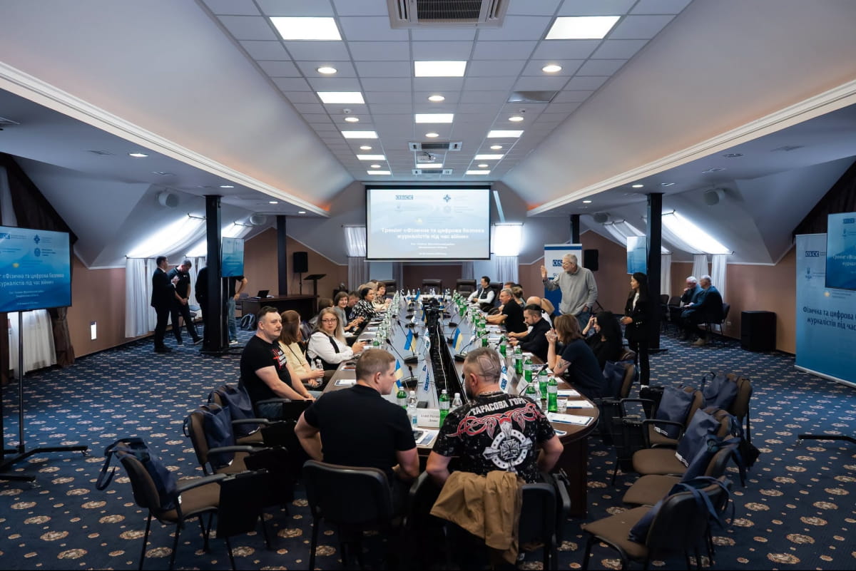 ОБСЄ навчає українських журналістів безпеці в умовах війни 24 ОБСЄ навчає українських журналістів безпеці в умовах війни 24