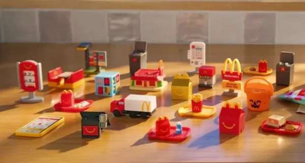 Іграшки з Хеппі Міл від McDonald's, які тепер можуть коштувати цілий статок. Набір іграшок Lil McDonald's (2025). Фото: Джерело eBay: https://i.ebayimg.com/images/g/gRsAAeSwyEdoYsth/s-l1600.webp