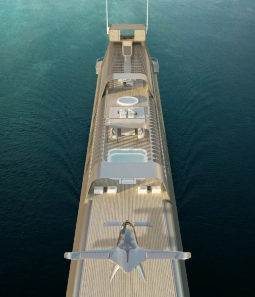 Всередині 122-метрової суперяхти з плавучим лаунжем та вертолітним майданчиком 14