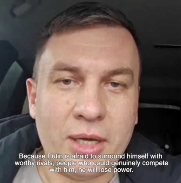 42-річний прокремлівський адвокат Ілля Ремесло раптово назвав Путіна 