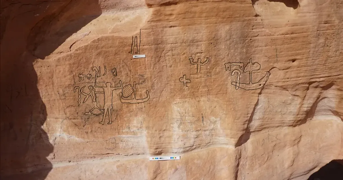 Стародавній малюнок. Фото: М. Нур Ель-Дін, Е. Кізель