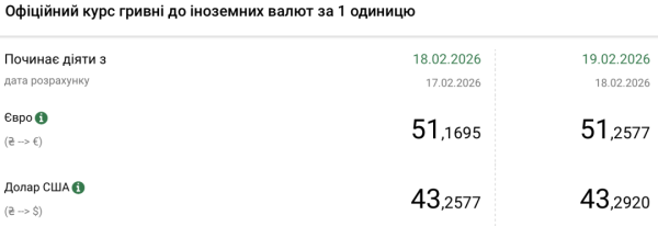 Вартість долара та євро зростає: Курс гривні від НБУ на 19 лютого. 4