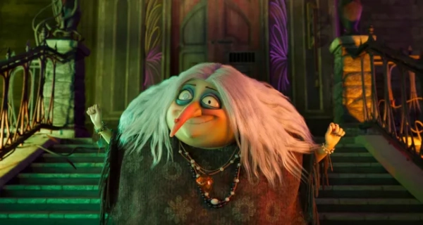 На цьому зображенні, опублікованому Metro Goldwyn Mayer Pictures, зображена бабуся, озвучена Бетт Мідлер, у сцені з фільму «Сімейка Аддамсів 2». (Metro-Goldwyn-Mayer Pictures через AP)